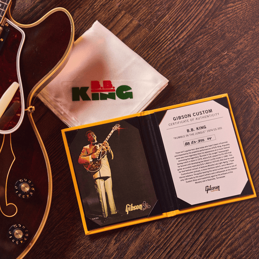 Gibson Custom B.B. King “Rumble in the Jungle” 1974 ES-355, Walnut Electric Guitar Gibson Custom