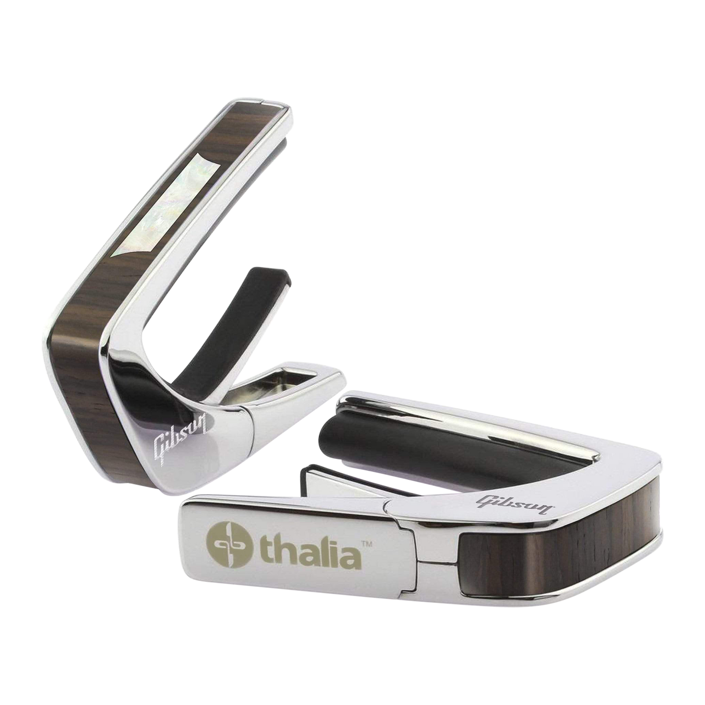 Gibson Trapezoid Rosewood Capo, Chrome, Exclusive Capo Gibson