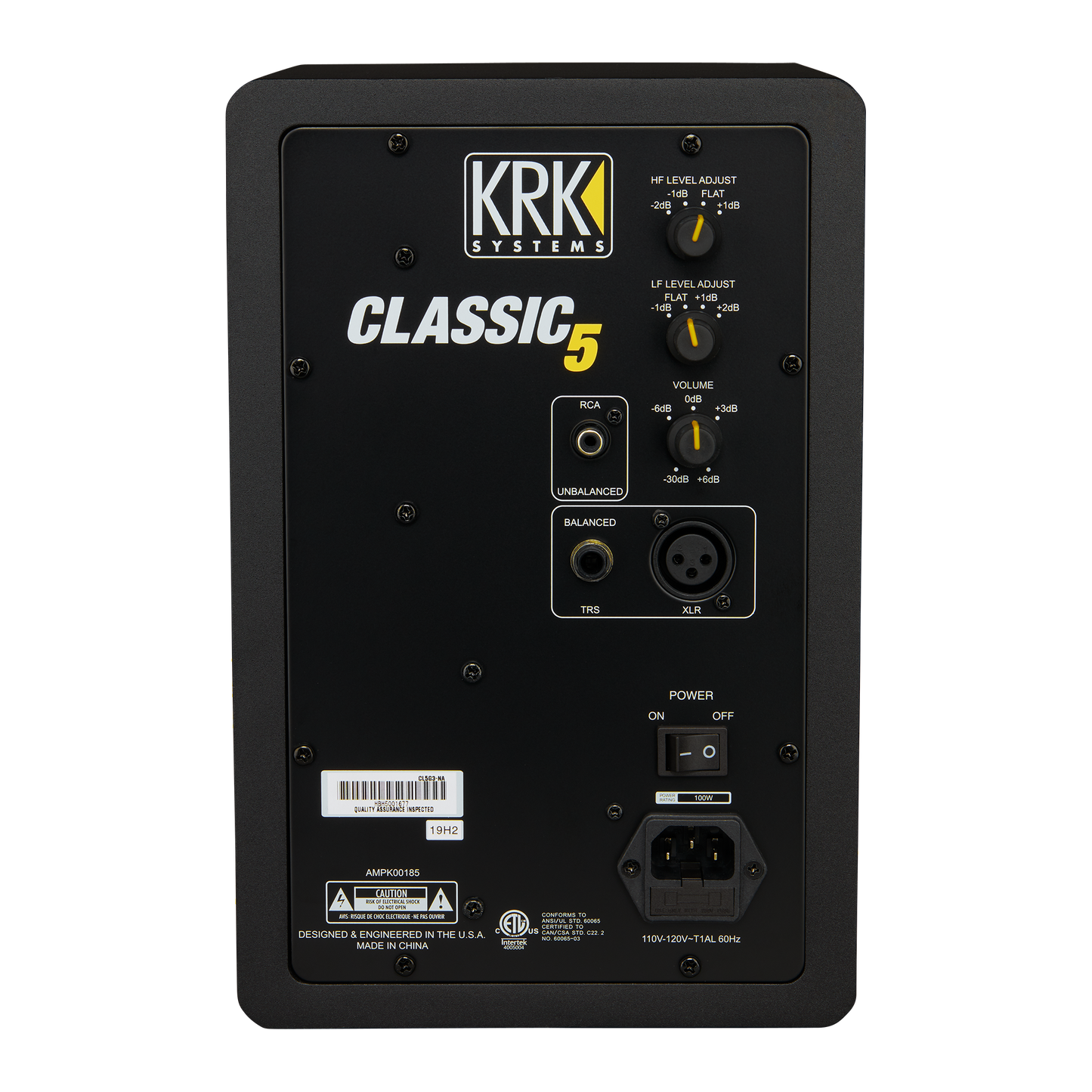KRK 5" Studio Monitor Classic, Black Studio Monitors KRK