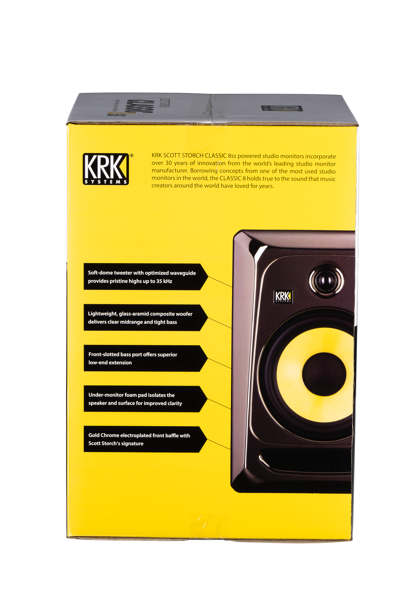 KRK Scott Storch Classic 8 Studio Monitor EU Studio Monitors KRK