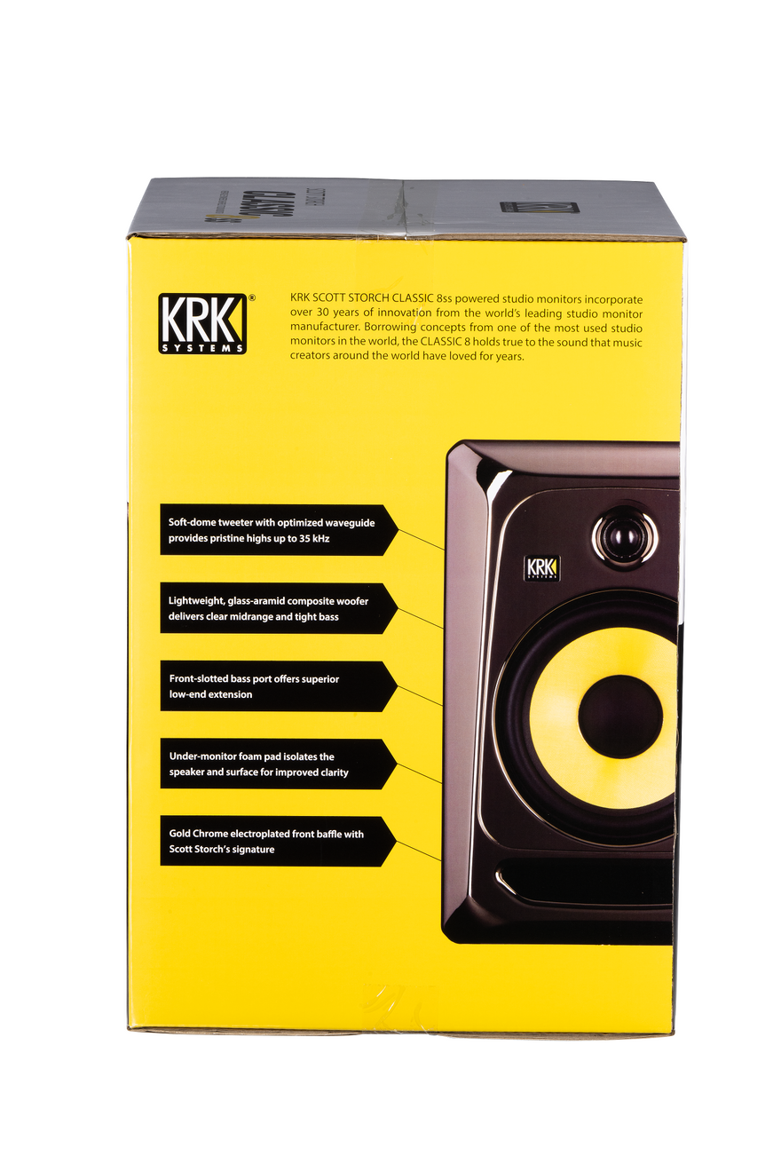 KRK Scott Storch Classic 8 Studio Monitor EU Studio Monitors KRK