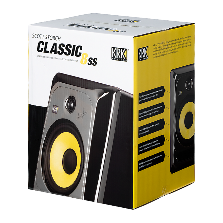 KRK Scott Storch Classic 8 Studio Monitor EU Studio Monitors KRK