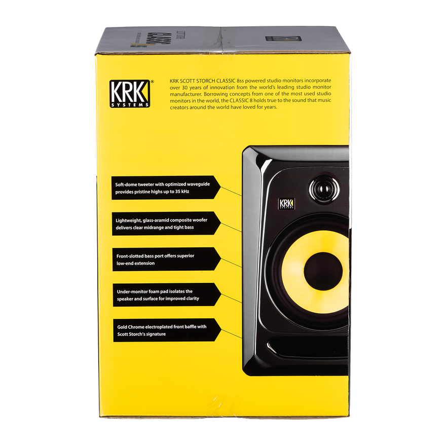 KRK Scott Storch Classic 8 Studio Monitor EU Studio Monitors KRK
