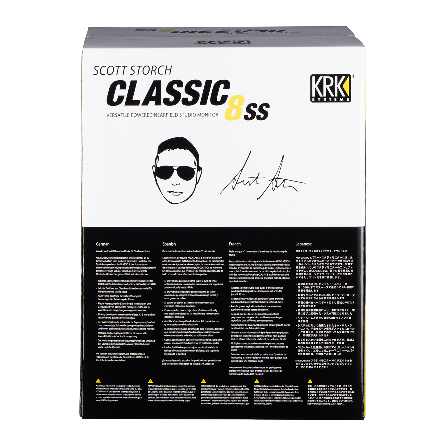KRK Scott Storch Classic 8 Studio Monitor EU Studio Monitors KRK