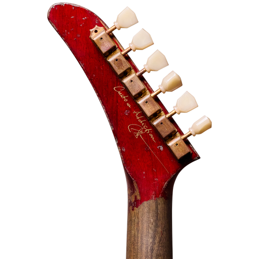 Gibson Custom Leo Scala Explorer, Custom Addiction, Dark Cherry Electric Guitar Gibson Custom