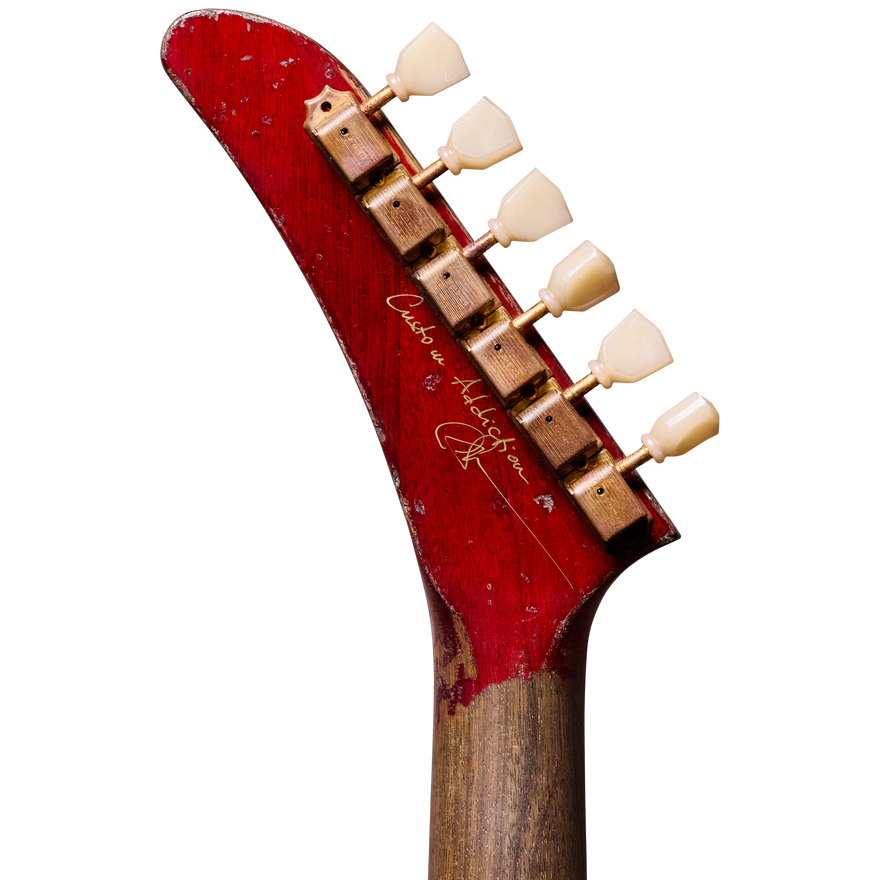 Gibson Custom Leo Scala Explorer, Custom Addiction, Dark Cherry Electric Guitar Gibson Custom