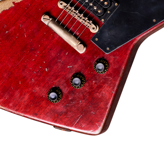 Gibson Custom Leo Scala Explorer, Custom Addiction, Dark Cherry Electric Guitar Gibson Custom