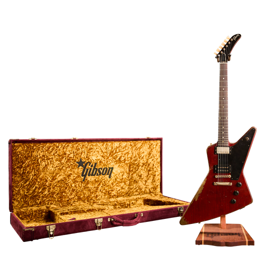 Gibson Custom Leo Scala Explorer, Custom Addiction, Dark Cherry Electric Guitar Gibson Custom
