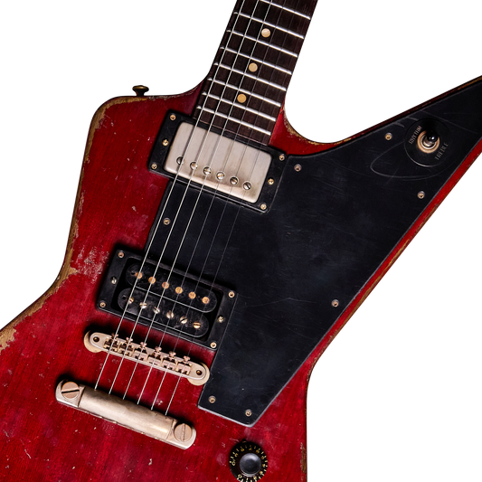 Gibson Custom Leo Scala Explorer, Custom Addiction, Dark Cherry Electric Guitar Gibson Custom