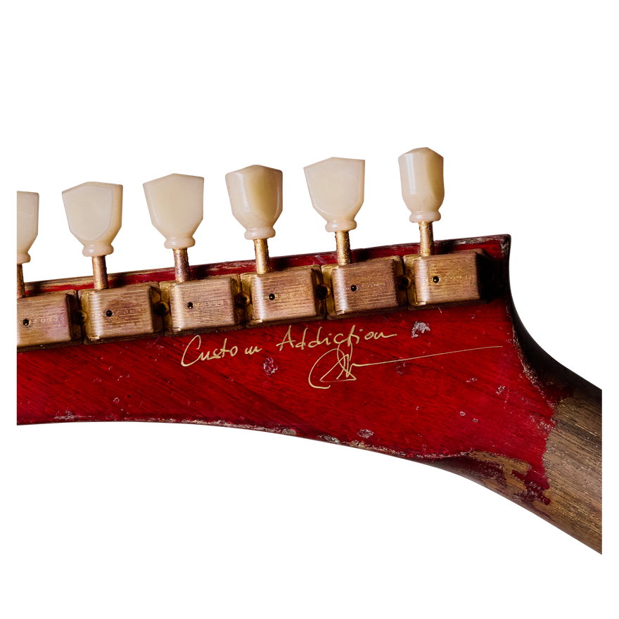 Gibson Custom Leo Scala Explorer, Custom Addiction, Dark Cherry Electric Guitar Gibson Custom