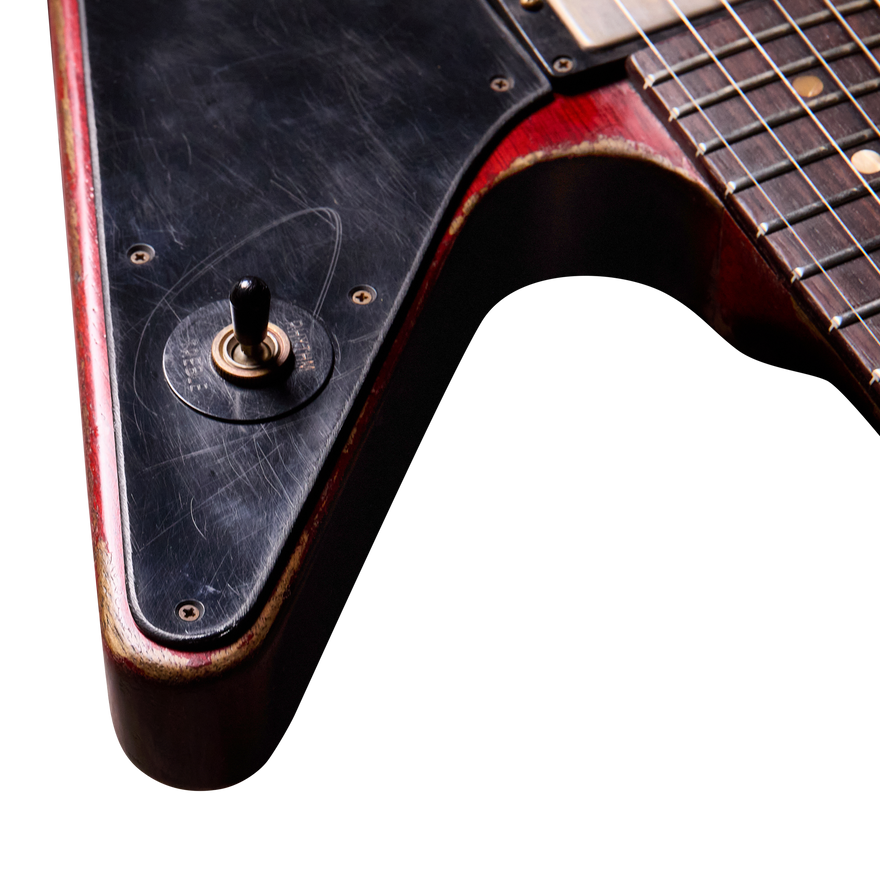 Gibson Custom Leo Scala Explorer, Custom Addiction, Dark Cherry Electric Guitar Gibson Custom