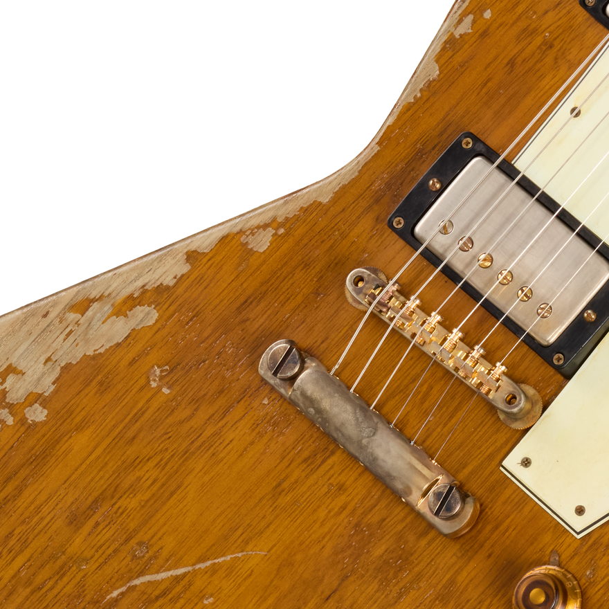 Gibson Custom Leo Scala Explorer, Dark Addiction, Natural Electric Guitar Gibson Custom