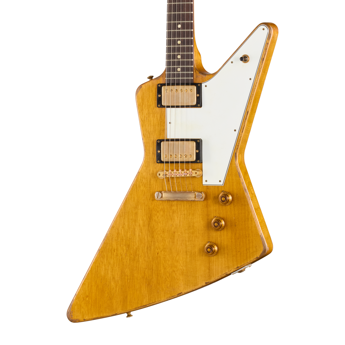 Gibson Custom Leo Scala Explorer, Heavy Addiction #1, Natural Electric Guitar Gibson Custom