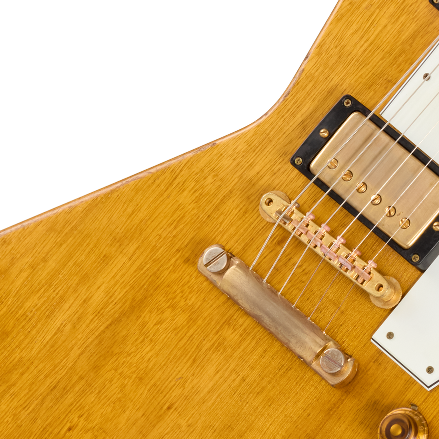 Gibson Custom Leo Scala Explorer, Heavy Addiction #1, Natural Electric Guitar Gibson Custom