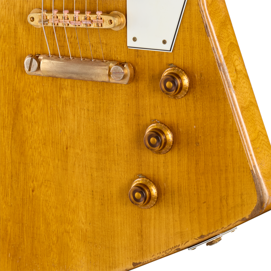 Gibson Custom Leo Scala Explorer, Heavy Addiction #1, Natural Electric Guitar Gibson Custom