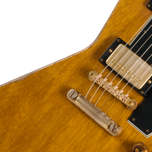 Gibson Custom Leo Scala Explorer, Heavy Addiction #2, Natural Electric Guitar Gibson Custom