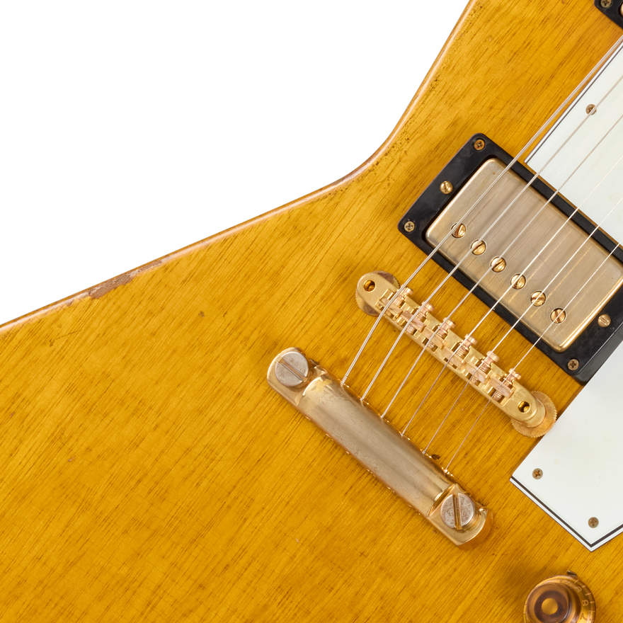 Gibson Custom Leo Scala Explorer, Heavy Addiction #3, Natural Electric Guitar Gibson Custom