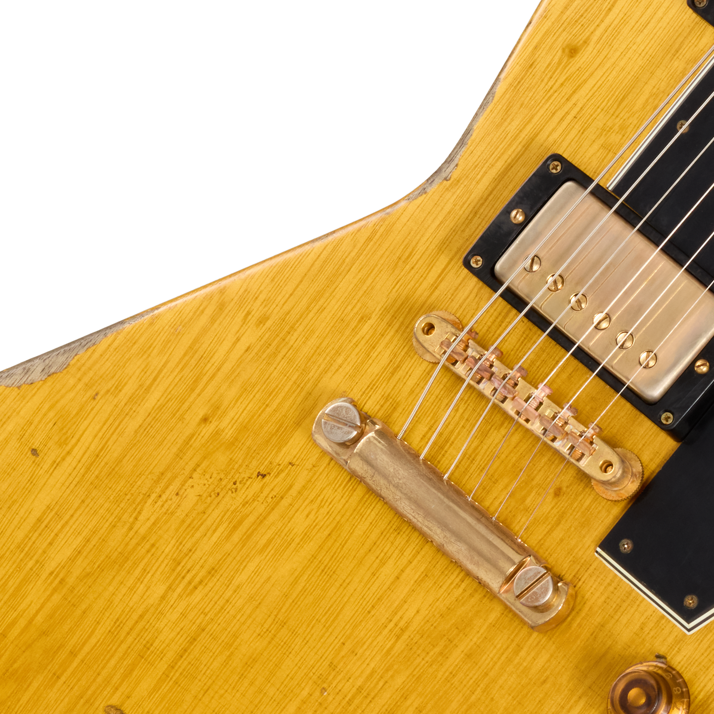 Gibson Custom Leo Scala Explorer, Heavy Addiction #4, Natural Electric Guitar Gibson Custom