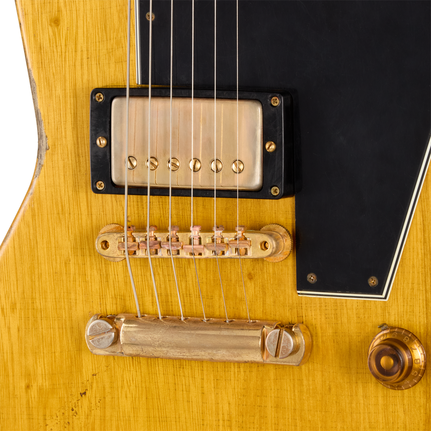 Gibson Custom Leo Scala Explorer, Heavy Addiction #4, Natural Electric Guitar Gibson Custom