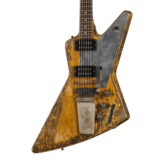 Gibson Custom Leo Scala Explorer, Maestro Addiction, Natural Electric Guitar Gibson Custom
