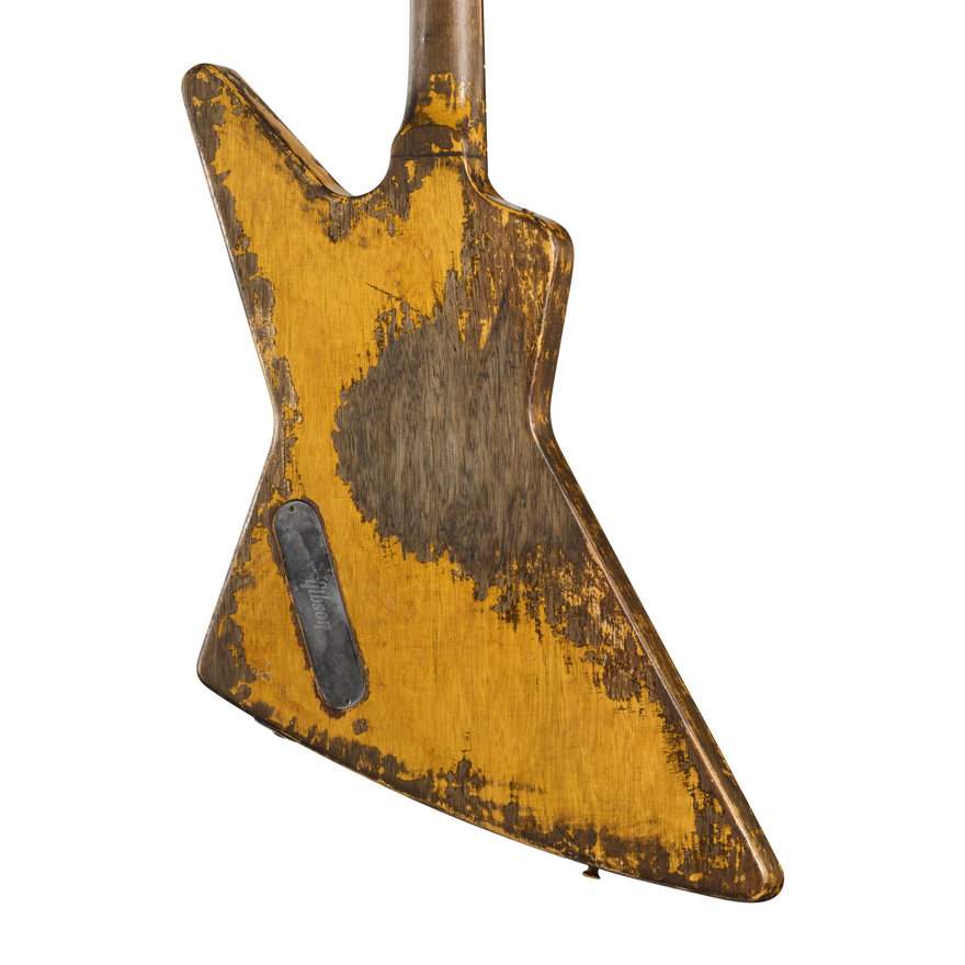 Gibson Custom Leo Scala Explorer, Maestro Addiction, Natural Electric Guitar Gibson Custom