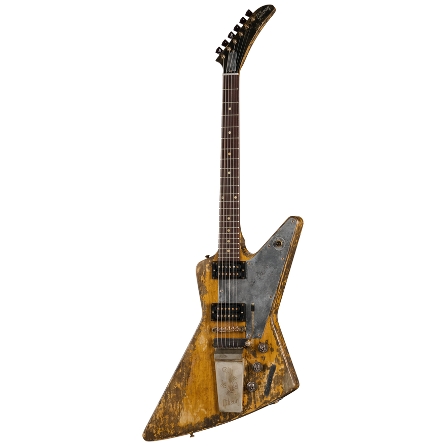 Gibson Custom Leo Scala Explorer, Maestro Addiction, Natural Electric Guitar Gibson Custom