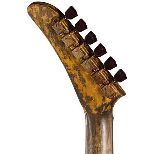 Gibson Custom Leo Scala Explorer, Maestro Addiction, Natural Electric Guitar Gibson Custom