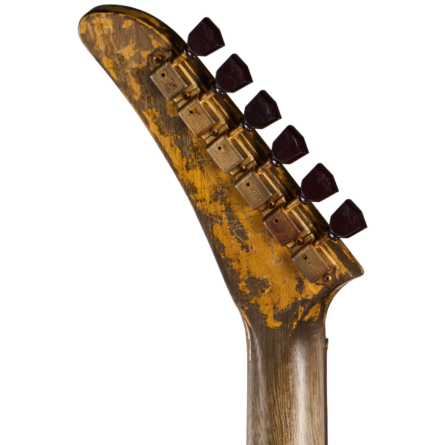 Gibson Custom Leo Scala Explorer, Maestro Addiction, Natural Electric Guitar Gibson Custom