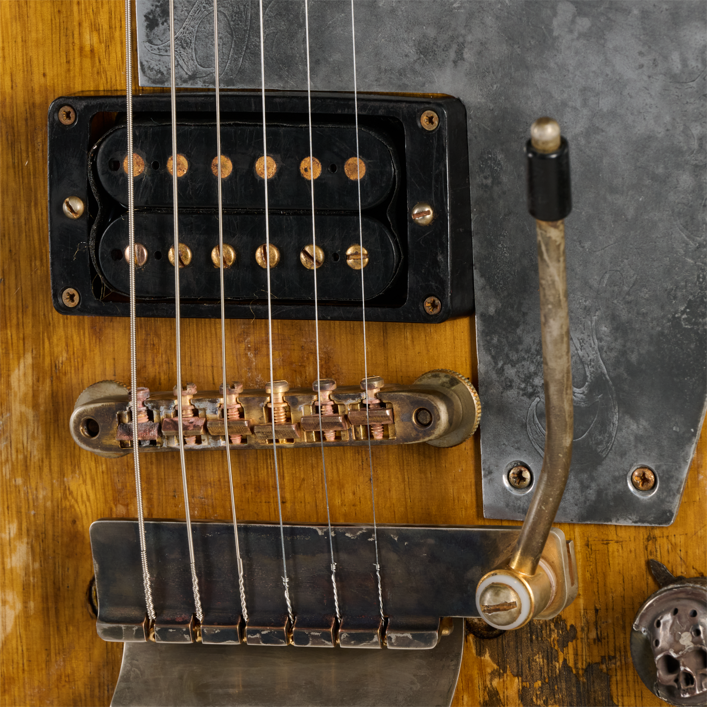 Gibson Custom Leo Scala Explorer, Maestro Addiction, Natural Electric Guitar Gibson Custom