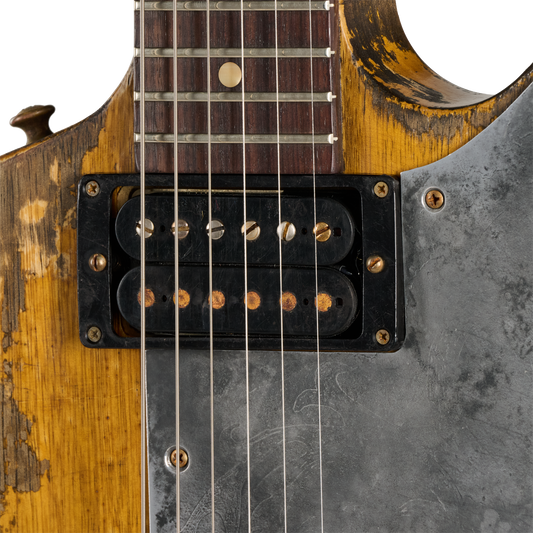 Gibson Custom Leo Scala Explorer, Maestro Addiction, Natural Electric Guitar Gibson Custom