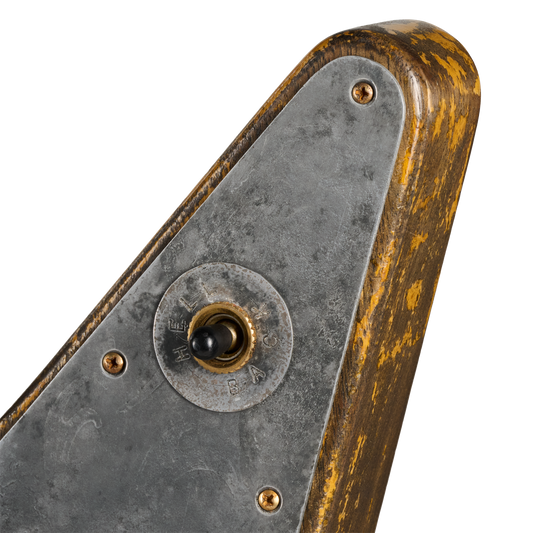 Gibson Custom Leo Scala Explorer, Maestro Addiction, Natural Electric Guitar Gibson Custom