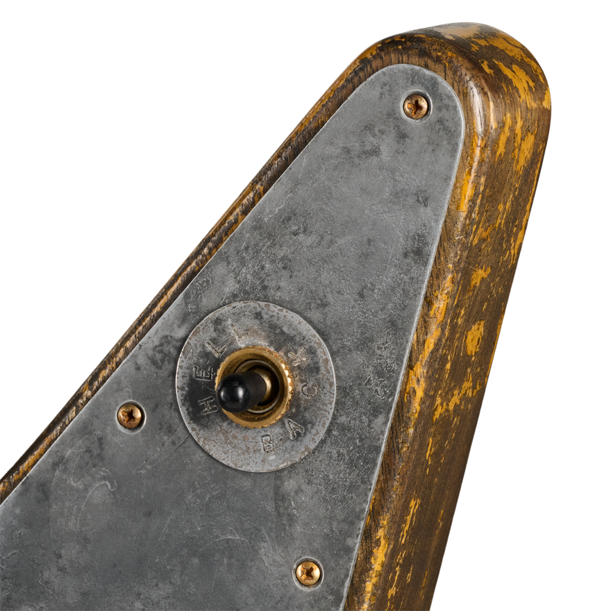 Gibson Custom Leo Scala Explorer, Maestro Addiction, Natural Electric Guitar Gibson Custom