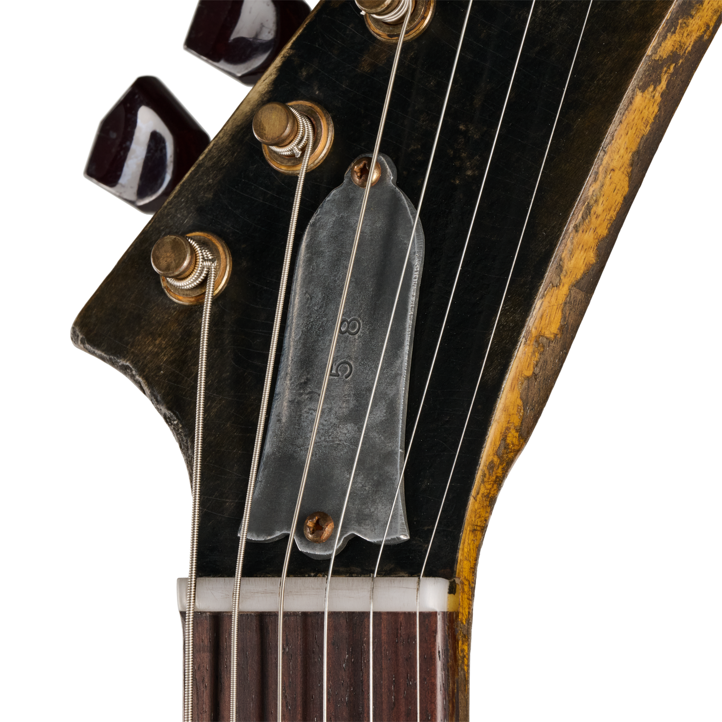 Gibson Custom Leo Scala Explorer, Maestro Addiction, Natural Electric Guitar Gibson Custom