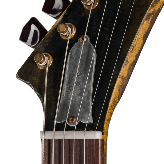 Gibson Custom Leo Scala Explorer, Maestro Addiction, Natural Electric Guitar Gibson Custom