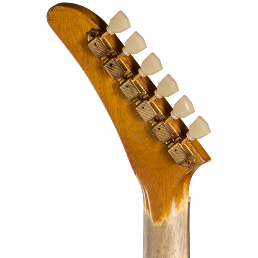 Gibson Custom Leo Scala Explorer, Ultra Addiction #1, Natural Electric Guitar Gibson Custom