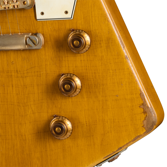 Gibson Custom Leo Scala Explorer, Ultra Addiction #1, Natural Electric Guitar Gibson Custom