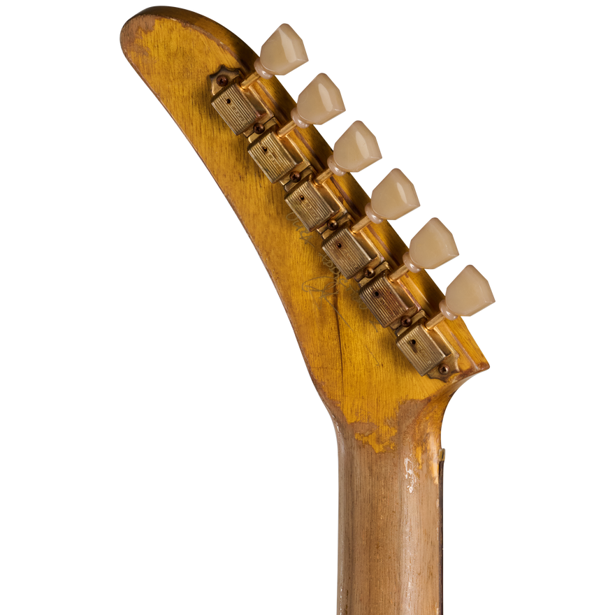 Gibson Custom Leo Scala Explorer, Ultra Addiction #2, Natural Electric Guitar Gibson Custom