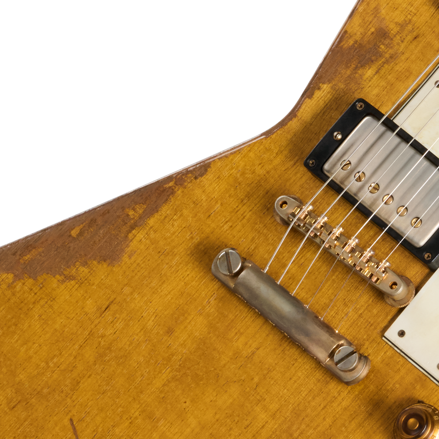 Gibson Custom Leo Scala Explorer, Ultra Addiction #2, Natural Electric Guitar Gibson Custom