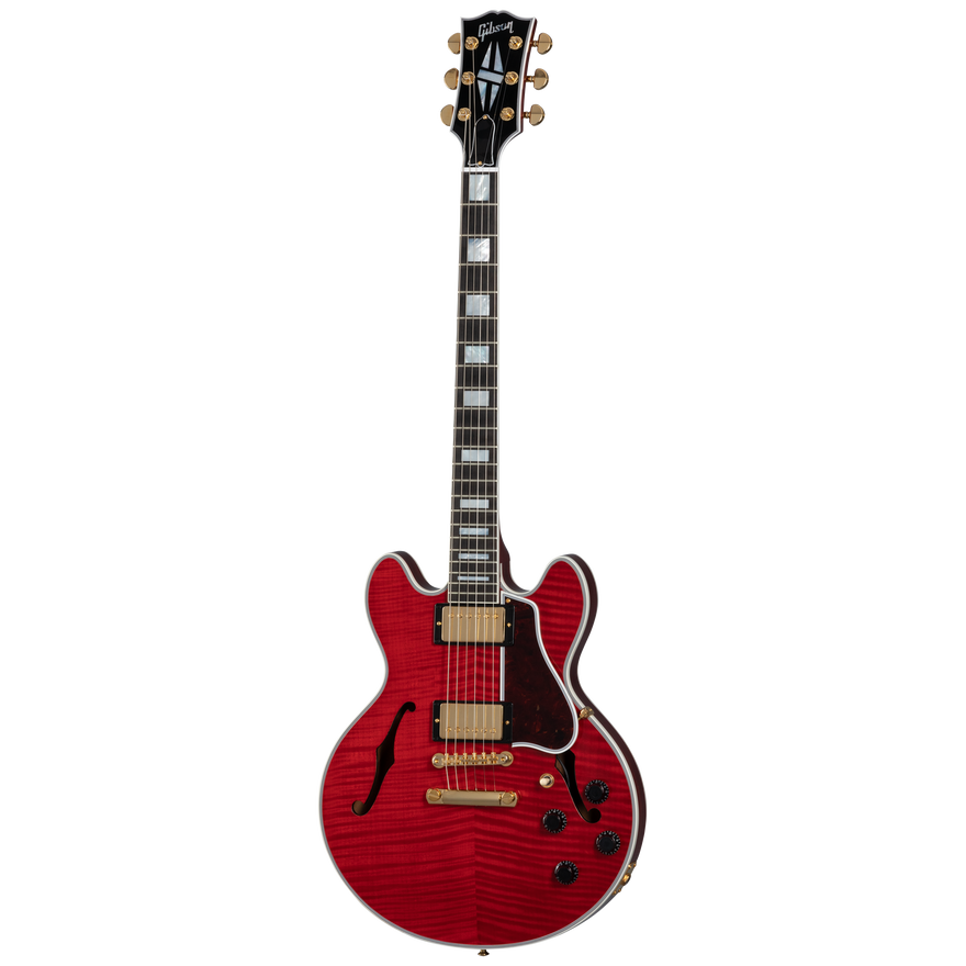Gibson Custom CS-356 Figured Top, Faded Cherry Electric Guitar Gibson Custom