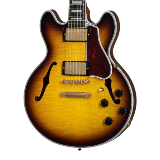 Gibson Custom CS-356 Figured Top, Vintage Sunburst Electric Guitar Gibson Custom