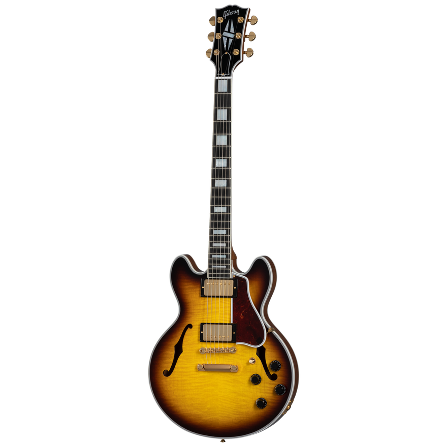 Gibson Custom CS-356 Figured Top, Vintage Sunburst Electric Guitar Gibson Custom