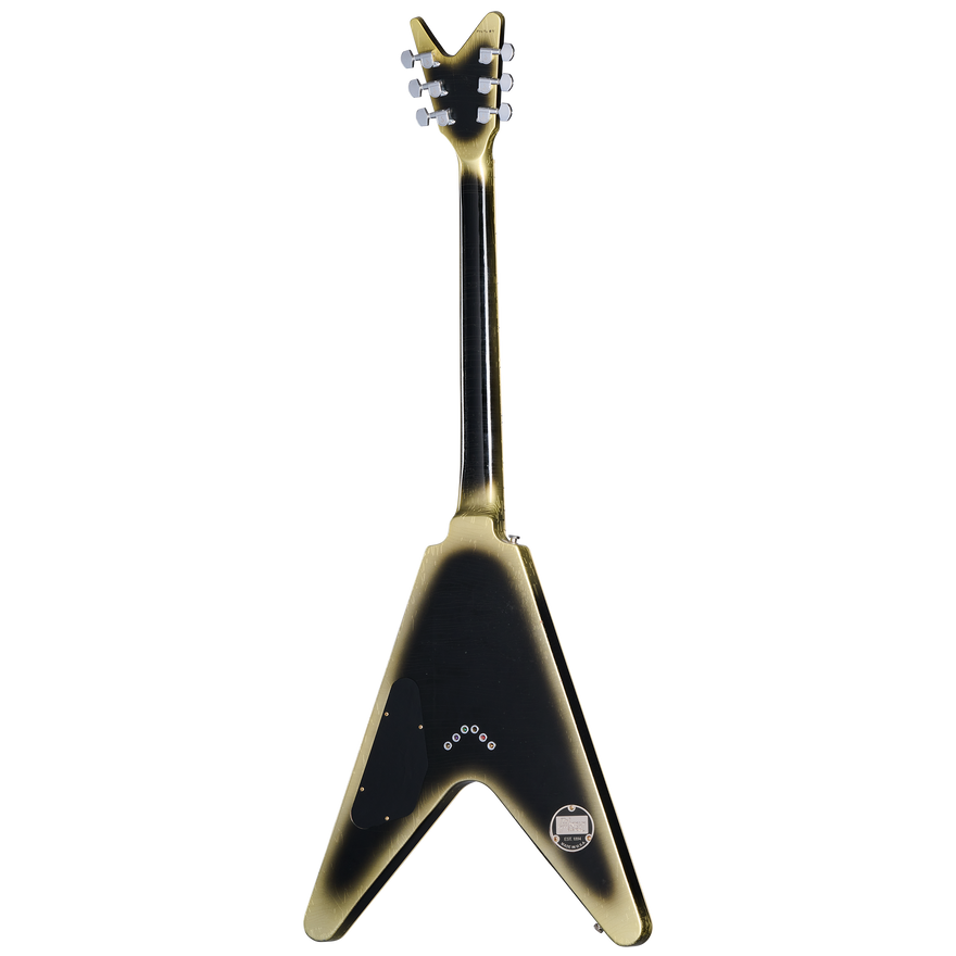 Gibson Custom Adam Jones Flying V Collector's Edition, Reverse Antique Silverburst Electric Guitar Gibson Custom
