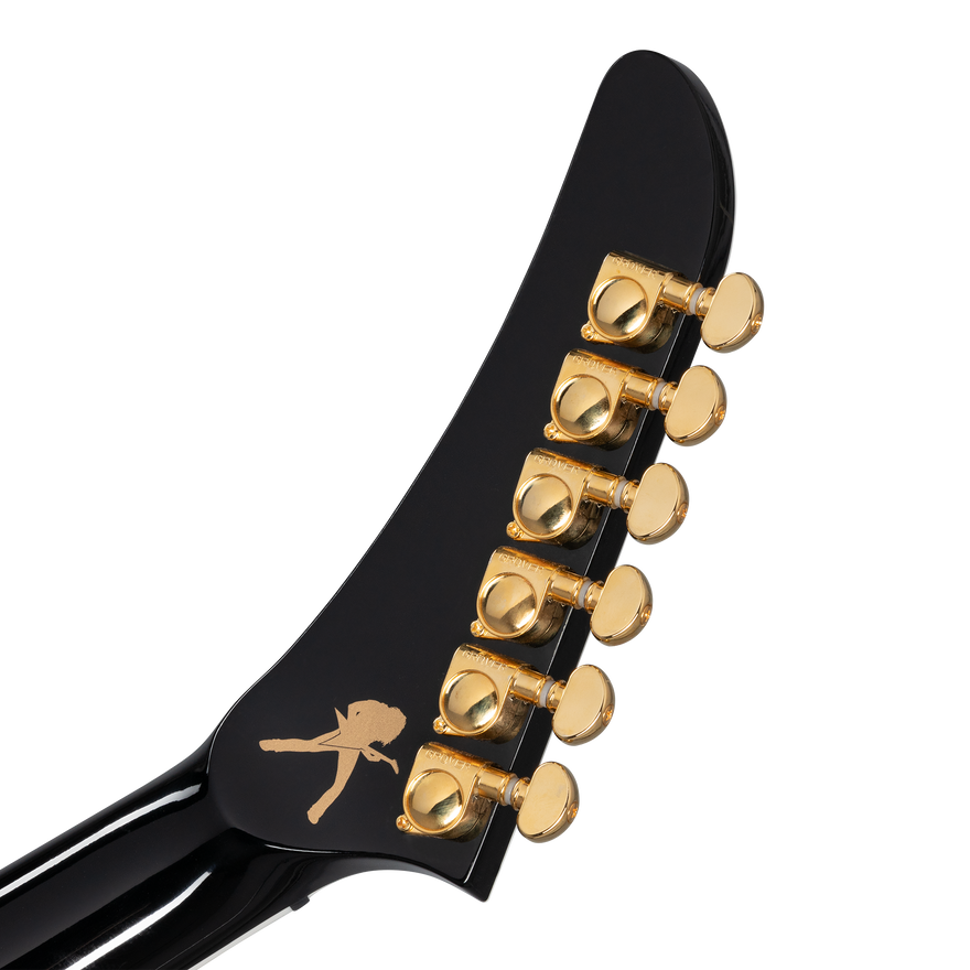 Gibson Custom Dave Mustaine Flying V EXP Limited Edition, Red Amber Burst Electric Guitar Gibson Custom