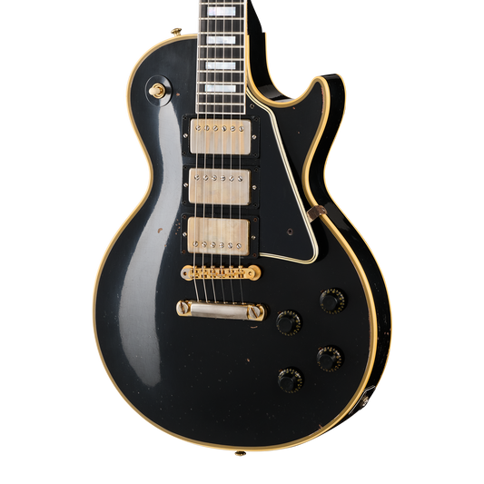 Gibson Custom Eric Clapton 1958 Les Paul Custom, Ebony Electric Guitar Gibson Custom