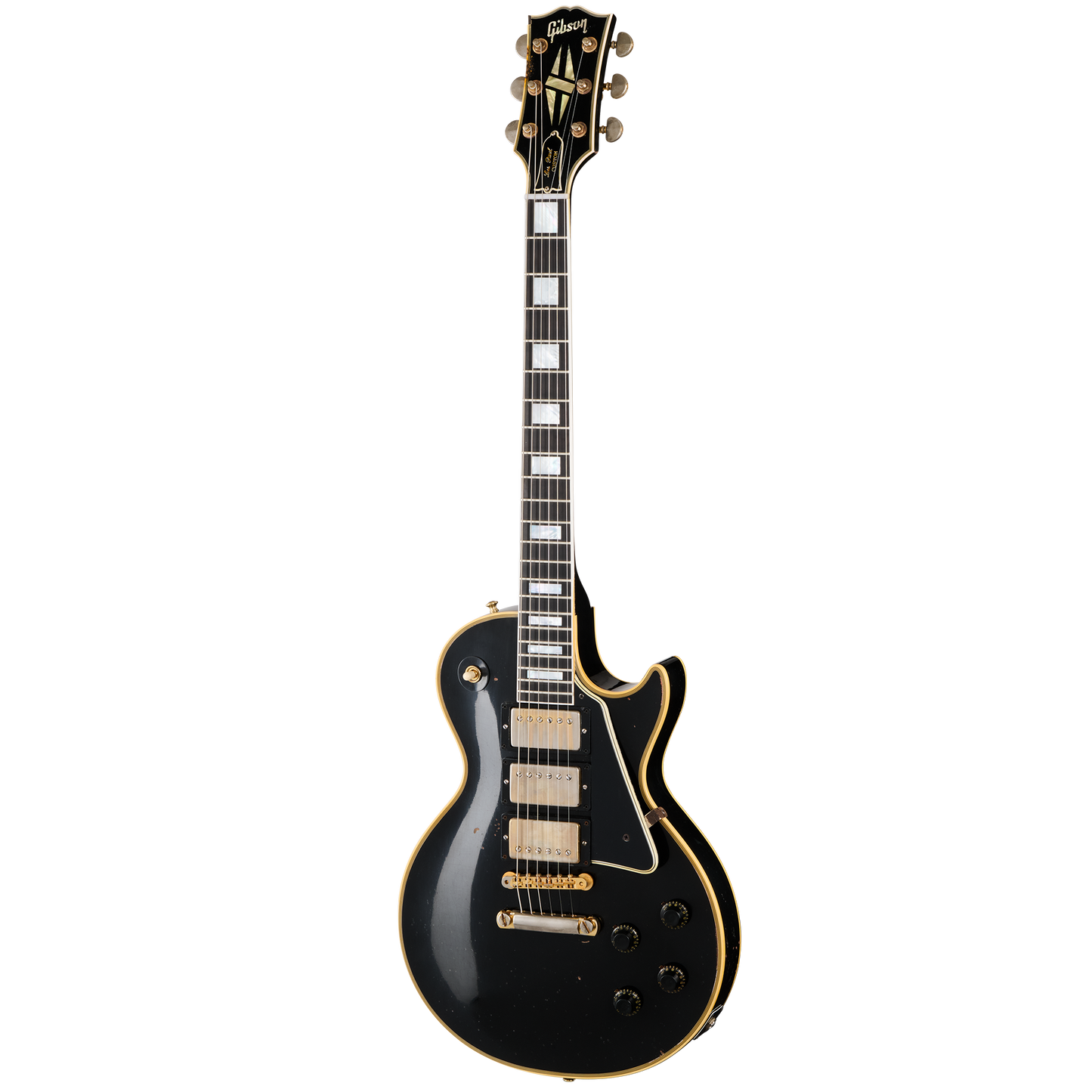 Gibson Custom Eric Clapton 1958 Les Paul Custom, Ebony Electric Guitar Gibson Custom