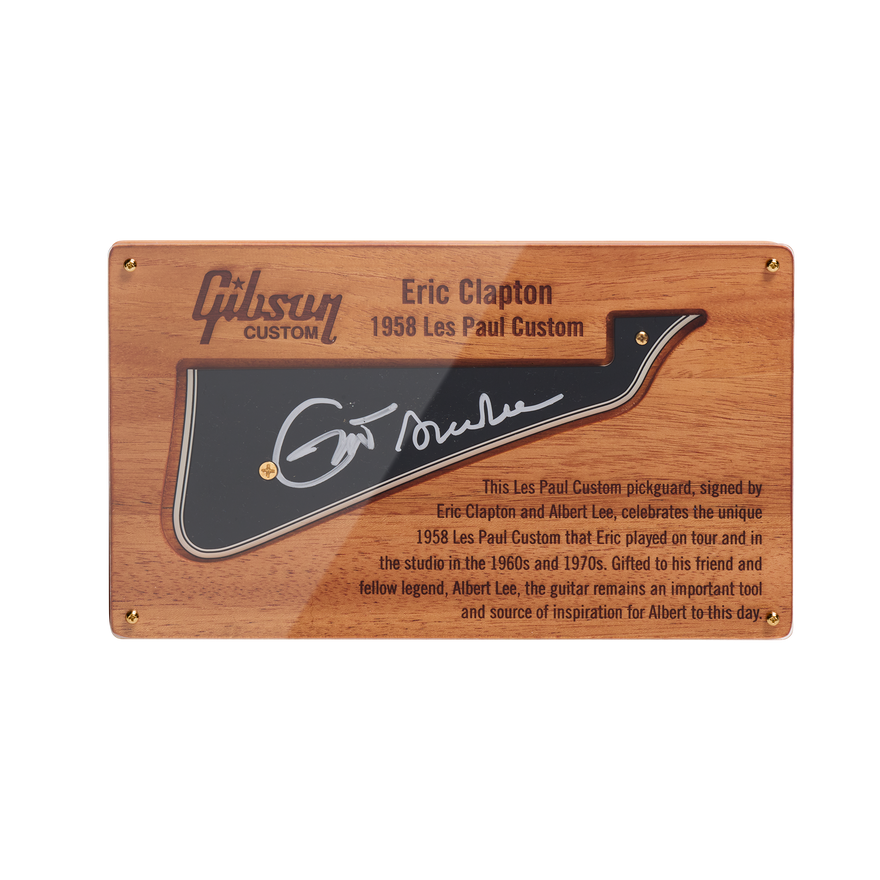 Gibson Custom Eric Clapton 1958 Les Paul Custom, Ebony Electric Guitar Gibson Custom