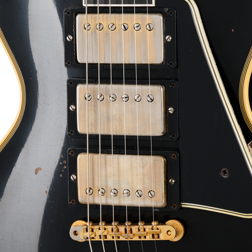 Gibson Custom Eric Clapton 1958 Les Paul Custom, Ebony Electric Guitar Gibson Custom