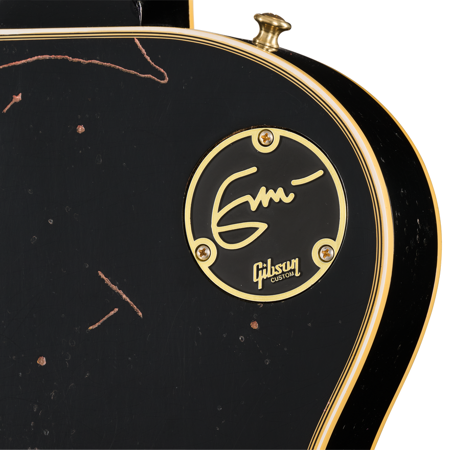 Gibson Custom Eric Clapton 1958 Les Paul Custom, Ebony Electric Guitar Gibson Custom