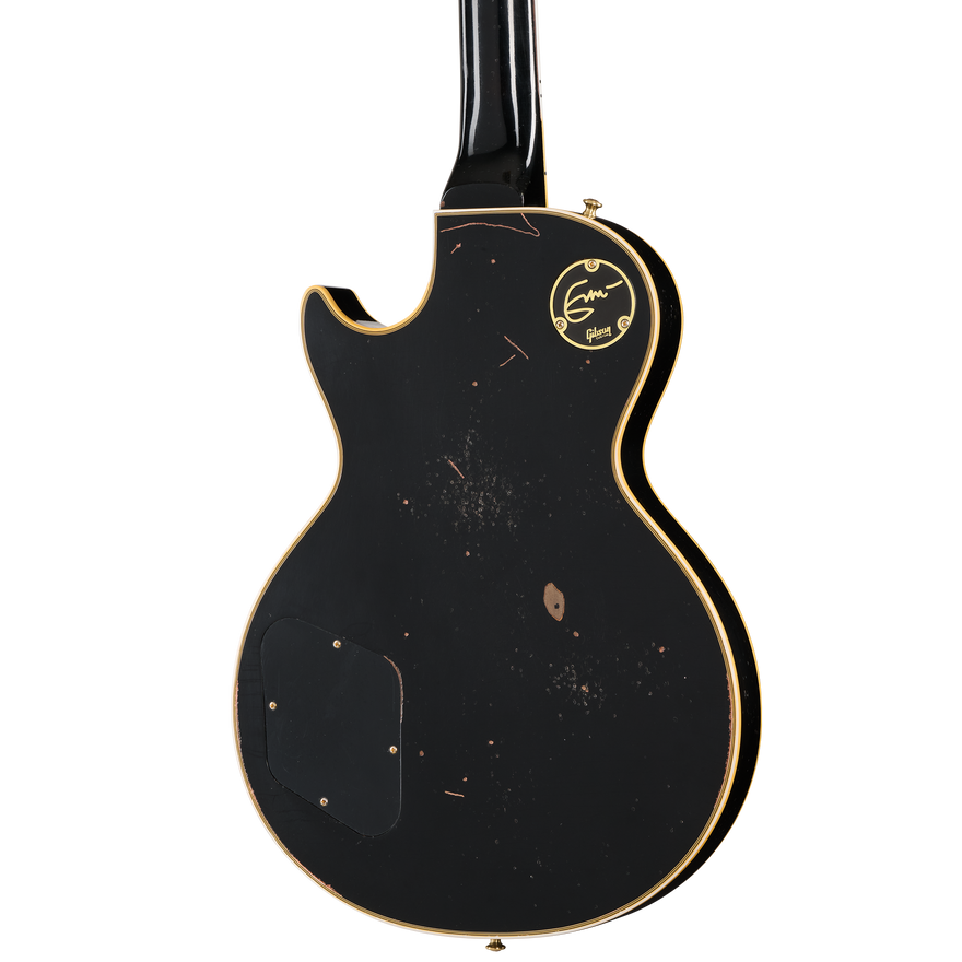 Gibson Custom Eric Clapton 1958 Les Paul Custom, Ebony Electric Guitar Gibson Custom