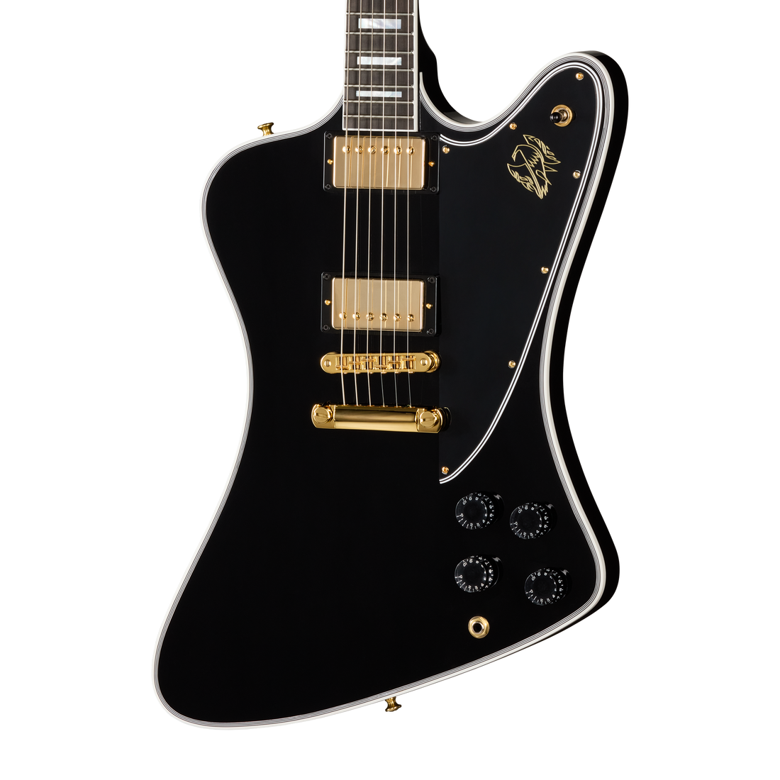 Gibson Custom Firebird Custom, Gloss, Ebony Electric Guitar Gibson Custom